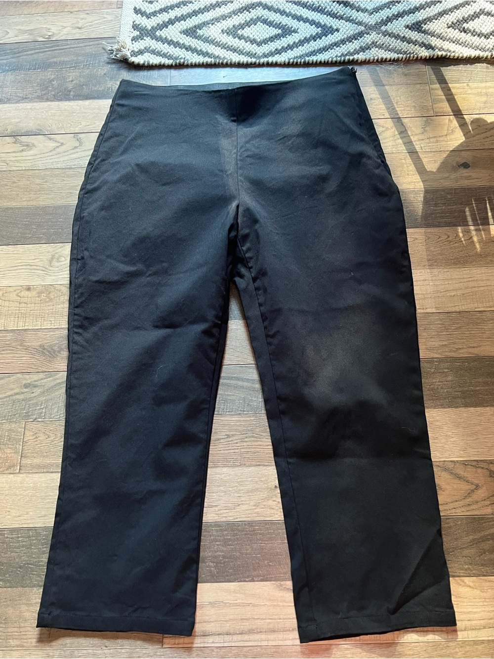 Maurices Black Pull-On Wide Waistband Pants